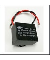 CBB61 Fan Capacitor 5.0uF 5% 450VAC 50/60Hz with Wire leads