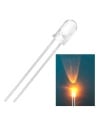 LED 5mm Yellow Flashing Water Clear 