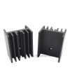 Heat Sink TO-247 8 Fins 25mm Aluminium Black
