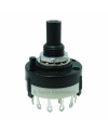 Rotary Switch 2 Pole 6 Position ALPHA SR2611F