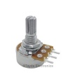 100K OHM W-Taper Tone control Potentiometer Spline Shaft PCB Mount