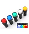 16mm Red Led Indicator Pilot Lamp Panel Mount 110V
