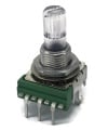 Rotary 100K OHM Logarithmic Taper 14mm Potentiometer Transparent Spline Shaft 
