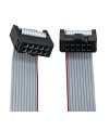 Flat Ribbon Cable with IDC Connector 2.54mm 10 Pin to 10 Pin 30cm