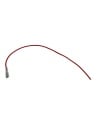 2.8mm With Red wire Single Head Female Spade Connector 20CM AWG 22