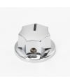 MXR Style Fluted Knobs Chrome 6.4mm