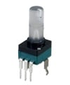 TAYDA A100K OHM Logarithmic Taper Potentiometer CLEAR Spline Shaft PCB Mount
