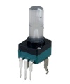 TAYDA A20K OHM Logarithmic Taper Potentiometer CLEAR Spline Shaft PCB Mount
