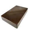 1590DD Style Aluminum Diecast Enclosure Metallic Brown