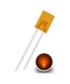 LED Rectangular Orange 2x5mm 