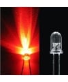 LED 3mm Red Water Clear Ultra Bright