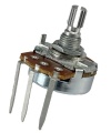 100K OHM LOGARITHMIC Taper Potentiometer Long PCB Spline