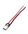 Male Micro USB connector with cable