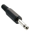 6.35mm 1/4" MONO Plug KLSM 3 LUMBERG