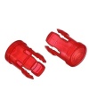 5mm LED Lampshade Protector Red Plastic Clip