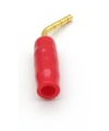 2mm Red Tip Curved Banana Pin Plug Connector