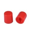 Push Switch Round Caps Red Color KM3.3x3.3-2