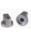 Aluminum Davies 1510 Silver Knob Shaft Hole 6.35mm