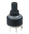 MINI ROTARY SWITCH 2 POLE 4 POSITION 15K