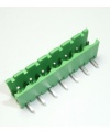 12 Pin Male Plug-In Type Vertical Terminal Block 5.08mm Side Open 5EHDRC