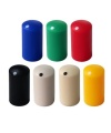 White Micro Knob 7.6x14mm Shaft 6x18T