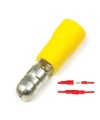 Male Bullet Insulated Crimp Terminal Yellow Size 4mm² to 6mm²