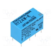 Mini Relay DPDT RY-24W-K-UL 24VDC 8PIN 2Poles 1A