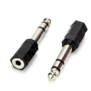 3.5mm Female to 6.35mm 1/4" Male Stereo Audio Jack Adaptor