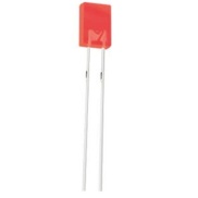 LED Rectangular Red 2x5mm 
