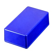 125B Style Aluminum Diecast Enclosure METALLIC CANDY BLUE