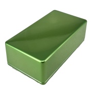 125B Style Aluminum Diecast Enclosure Chrome green