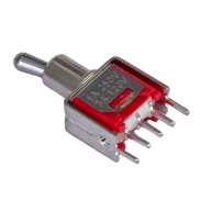 Sub Mini Toggle Switch 2M Series SPDT On-On V-bracket SHORT LEVER