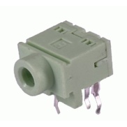 3.5mm Green Color Earphone Stereo Phone Socket
