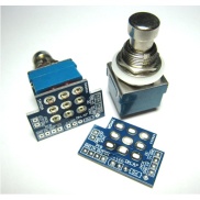 3PDT Footswitch DIY PCB Wiring Board