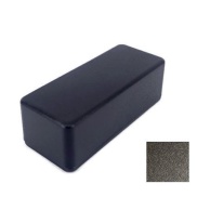 1590A Style Aluminum Diecast Enclosure Matte Black Sand Texture