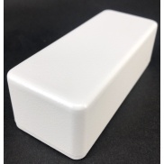1590A Style Aluminum Diecast Enclosure Matte White Sand Texture
