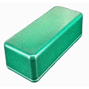 1590A Style Aluminum Diecast Enclosure METALLIC CANDY GREEN