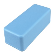 1590A Style Aluminum Diecast Enclosure Matte Sky Blue Sand Texture
