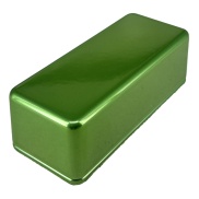 1590A Style Aluminum Diecast Enclosure Chrome green