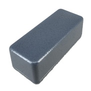 1590A Style Aluminum Diecast Enclosure Matte Gray Hammer