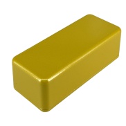 1590A Style Aluminum Diecast Enclosure Metallic Yellow Gold