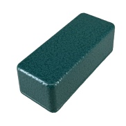 1590A Style Aluminum Diecast Enclosure Emerald Green Hammer