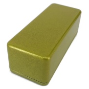 1590A Style Aluminum Diecast Enclosure METALLIC CANDY YELLOW