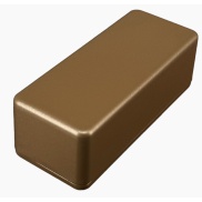 1590A Style Aluminum Diecast Enclosure METALLIC DARK CHAMPAGNE