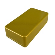 1590B Style Aluminum Diecast Enclosure METALLIC CANDY GOLD