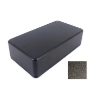 1590B Style Aluminum Diecast Enclosure Matte Black Sand Texture
