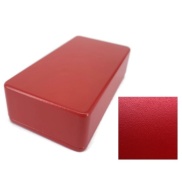 1590B Style Aluminum Diecast Enclosure MATTE RED SAND TEXTURE