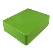 1590BB2 Style Aluminum Diecast Enclosure LAWN GREEN