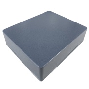 1590BB2 Style Aluminum Diecast Enclosure Matte Gray Hammer
