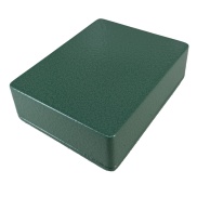 1590BB2 Style Aluminum Diecast Enclosure Olive Green Hammer